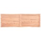 vidaXL Tablero mesa madera tratada borde natural marrón 160x50x(2-6)cm vidaXL Tablero mesa madera tratada borde natural marrón 160x50x(2-6)cm