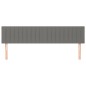 vidaXL Cabeceros 2 unidades de tela gris oscuro 80x5x78/88 cm vidaXL Cabeceros 2 unidades de tela gris oscuro 80x5x78/88 cm