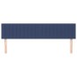 vidaXL Cabeceros 2 unidades de tela azul 80x5x78/88 cm vidaXL Cabeceros 2 unidades de tela azul 80x5x78/88 cm