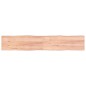 vidaXL Tablero mesa madera tratada borde natural marrón 220x40x(2-4)cm vidaXL Tablero mesa madera tratada borde natural marrón 220x40x(2-4)cm