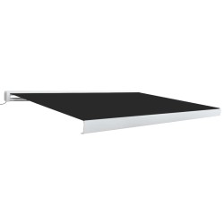 vidaXL Toldo de carrete motorizado antracita 450x300 cm