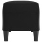 vidaXL Banco de cuero sintético negro 100x35x41 cm