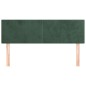 vidaXL Cabeceros 2 unidades terciopelo verde oscuro 72x5x78/88 cm vidaXL Cabeceros 2 unidades terciopelo verde oscuro 72x5x78/88 cm