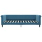 vidaXL Sofá cama terciopelo azul 100x200 cm vidaXL Sofá cama terciopelo azul 100x200 cm