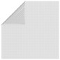 vidaXL Cubierta solar de piscina de PE flotante gris 549x274 cm