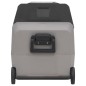 vidaXL Nevera con ruedas y adaptador PP y PE negro y gris 60 L vidaXL Nevera con ruedas y adaptador PP y PE negro y gris 60 L