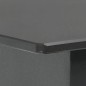 vidaXL Set de comedor de jardín de 3 piezas PVC ratán negro vidaXL Set de comedor de jardín de 3 piezas PVC ratán negro