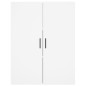 vidaXL Aparador alto madera contrachapada blanco 69,5x34x180 cm vidaXL Aparador alto madera contrachapada blanco 69,5x34x180 cm