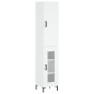 vidaXL Aparador alto madera contrachapada blanco 34,5x34x180 cm vidaXL Aparador alto madera contrachapada blanco 34,5x34x180 cm