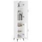 vidaXL Aparador alto madera contrachapada blanco 34,5x34x180 cm vidaXL Aparador alto madera contrachapada blanco 34,5x34x180 cm