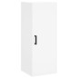 vidaXL Aparador alto madera contrachapada blanco 34,5x34x180 cm vidaXL Aparador alto madera contrachapada blanco 34,5x34x180 cm
