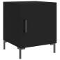 vidaXL Mesitas de noche 2 uds madera de ingeniería negro 40x40x50 cm vidaXL Mesitas de noche 2 uds madera de ingeniería negro 40x40x50 cm