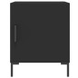 vidaXL Mesitas de noche 2 uds madera de ingeniería negro 40x40x50 cm vidaXL Mesitas de noche 2 uds madera de ingeniería negro 40x40x50 cm