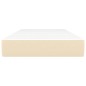 vidaXL Colchón de muelles ensacados tela color crema 80x200x20 cm vidaXL Colchón de muelles ensacados tela color crema 80x200x20 cm