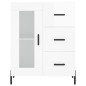 vidaXL Aparador alto madera contrachapada blanco brillo 69,5x34x180 cm vidaXL Aparador alto madera contrachapada blanco brillo 69,5x34x180 cm