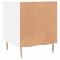 vidaXL Mesitas de noche 2 uds madera de ingeniería blanco 40x40x50 cm vidaXL Mesitas de noche 2 uds madera de ingeniería blanco 40x40x50 cm