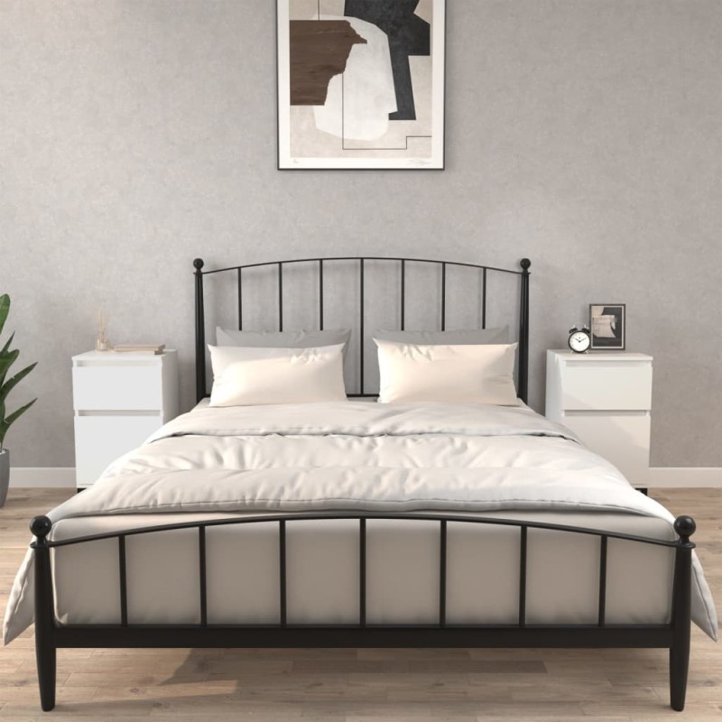 vidaxL Mesitas de noche blancas 2 uds 40x35x70 cm vidaxL Mesitas de noche blancas 2 uds 40x35x70 cm