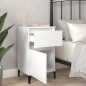 vidaxL Mesitas de noche blancas 2 uds 40x35x70 cm vidaxL Mesitas de noche blancas 2 uds 40x35x70 cm
