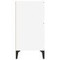 vidaxL Mesitas de noche blancas 2 uds 40x35x70 cm vidaxL Mesitas de noche blancas 2 uds 40x35x70 cm