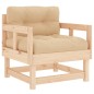 vidaXL Juego de muebles de jardín 7 piezas y cojines madera maciza vidaXL Juego de muebles de jardín 7 piezas y cojines madera maciza