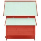 vidaXL Gallinero madera maciza de abeto rojo y blanco 152x96x110 cm vidaXL Gallinero madera maciza de abeto rojo y blanco 152x96x110 cm