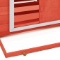 vidaXL Gallinero madera maciza de abeto rojo y blanco 152x96x110 cm vidaXL Gallinero madera maciza de abeto rojo y blanco 152x96x110 cm