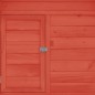 vidaXL Gallinero madera maciza de abeto rojo y blanco 152x96x110 cm vidaXL Gallinero madera maciza de abeto rojo y blanco 152x96x110 cm