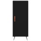 vidaXL Aparador de madera contrachapada negro 34,5x34x180 cm vidaXL Aparador de madera contrachapada negro 34,5x34x180 cm