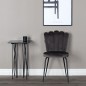 Venture Home Sillas de comedor 2 uds Limhamn terciopelo negro y gris Venture Home Sillas de comedor 2 uds Limhamn terciopelo negro y gris