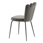 Venture Home Sillas de comedor 2 uds Limhamn terciopelo negro y gris Venture Home Sillas de comedor 2 uds Limhamn terciopelo negro y gris