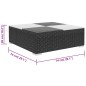vidaXL Set muebles de jardín 6 piezas y cojines ratán sintético negro vidaXL Set muebles de jardín 6 piezas y cojines ratán sintético negro