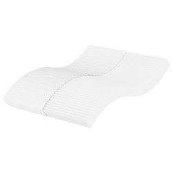 vidaXL Colchón de espuma dureza 2 3 blanco 140x190 cm