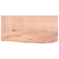 vidaXL Encimera baño madera maciza tratada marrón claro 60x30x(2-6) cm vidaXL Encimera baño madera maciza tratada marrón claro 60x30x(2-6) cm