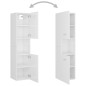 vidaXL Juego de muebles de baño madera de ingeniería blanco brillo vidaXL Juego de muebles de baño madera de ingeniería blanco brillo
