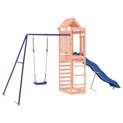 vidaXL Parque infantil de exterior madera maciza Douglas