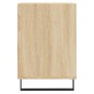 vidaXL Mueble para TV madera contrachapada roble Sonoma 160x35x55 cm
