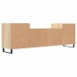 vidaXL Mueble para TV madera contrachapada roble Sonoma 160x35x55 cm