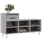 vidaXL Mueble zapatero madera contrachapada gris Sonoma 102x36x60 cm