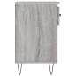 vidaXL Mueble zapatero madera contrachapada gris Sonoma 102x36x60 cm