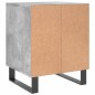 vidaXL Mesitas noche 2 uds madera ingeniería gris hormigón 40x35x50 cm vidaXL Mesitas noche 2 uds madera ingeniería gris hormigón 40x35x50 cm