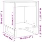 vidaXL Mesitas noche 2 uds madera ingeniería gris hormigón 40x35x50 cm vidaXL Mesitas noche 2 uds madera ingeniería gris hormigón 40x35x50 cm