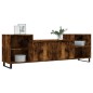 vidaXL Mueble para TV madera contrachapada roble ahumado 160x35x55 cm vidaXL Mueble para TV madera contrachapada roble ahumado 160x35x55 cm