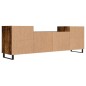 vidaXL Mueble para TV madera contrachapada roble ahumado 160x35x55 cm vidaXL Mueble para TV madera contrachapada roble ahumado 160x35x55 cm