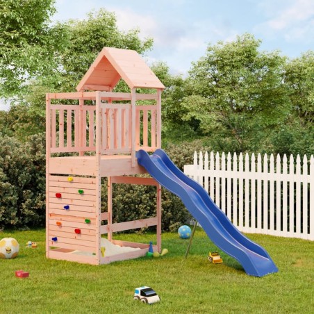 vidaXL Parque infantil de exterior madera maciza Douglas