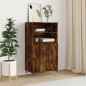vidaXL Aparador alto madera contrachapada roble ahumado 60x36x110 cm vidaXL Aparador alto madera contrachapada roble ahumado 60x36x110 cm