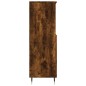 vidaXL Aparador alto madera contrachapada roble ahumado 60x36x110 cm vidaXL Aparador alto madera contrachapada roble ahumado 60x36x110 cm