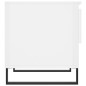vidaXL Mesa de centro madera de ingeniería blanco brillo 50x46x50 cm vidaXL Mesa de centro madera de ingeniería blanco brillo 50x46x50 cm
