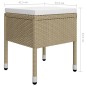 vidaXL Juego de comedor de jardín de 5 piezas beige vidaXL Juego de comedor de jardín de 5 piezas beige
