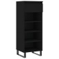vidaXL Mueble zapatero madera contrachapada negro 40x36x105 cm vidaXL Mueble zapatero madera contrachapada negro 40x36x105 cm
