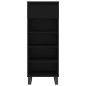 vidaXL Mueble zapatero madera contrachapada negro 40x36x105 cm vidaXL Mueble zapatero madera contrachapada negro 40x36x105 cm